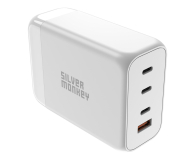 Ładowarka do smartfonów Silver Monkey Ładowarka GaN 200W USB-C PD + USB 3.0 QC W